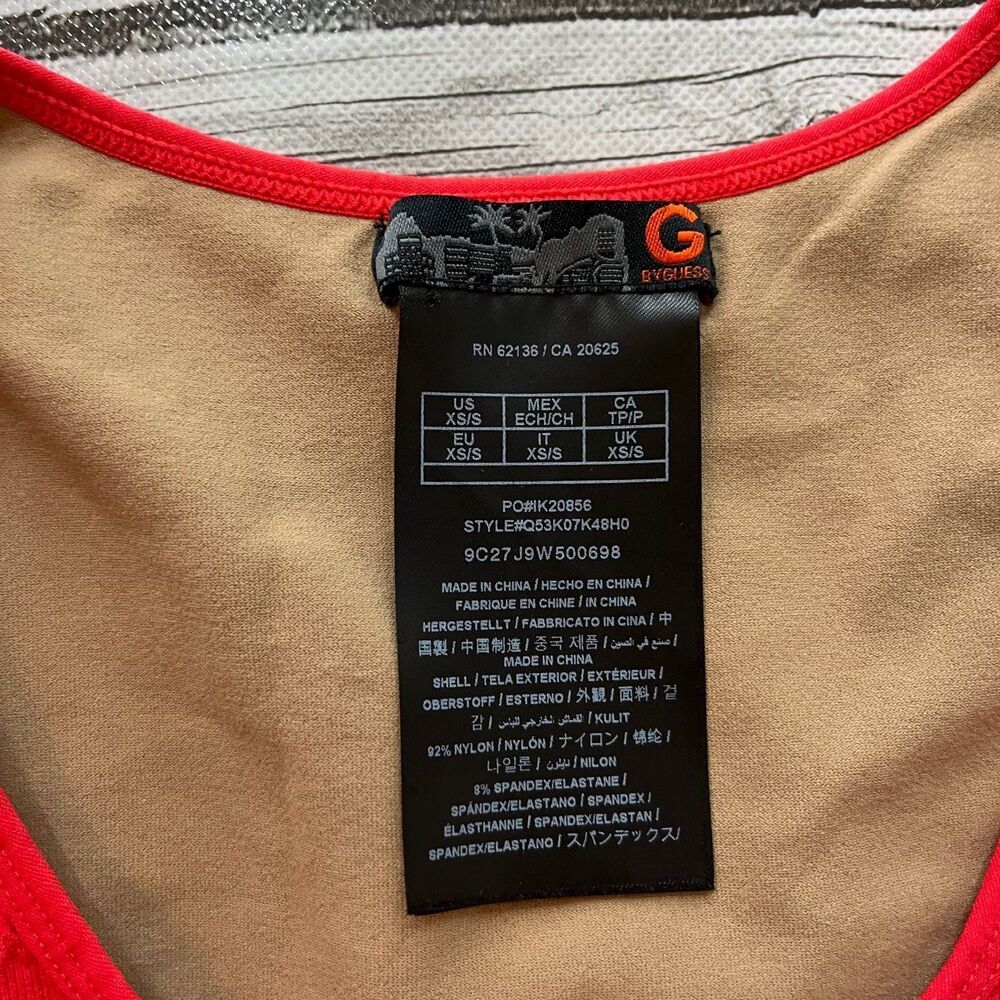 Akeelah Seamless G Red Dress by Guess - Picture 7 of 8